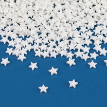 Load image into Gallery viewer, White Stars Quin Sprinkles
