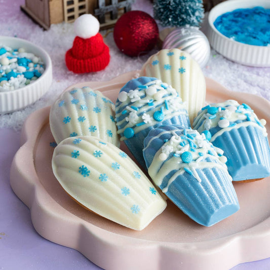 Glitter Blue Snowflake