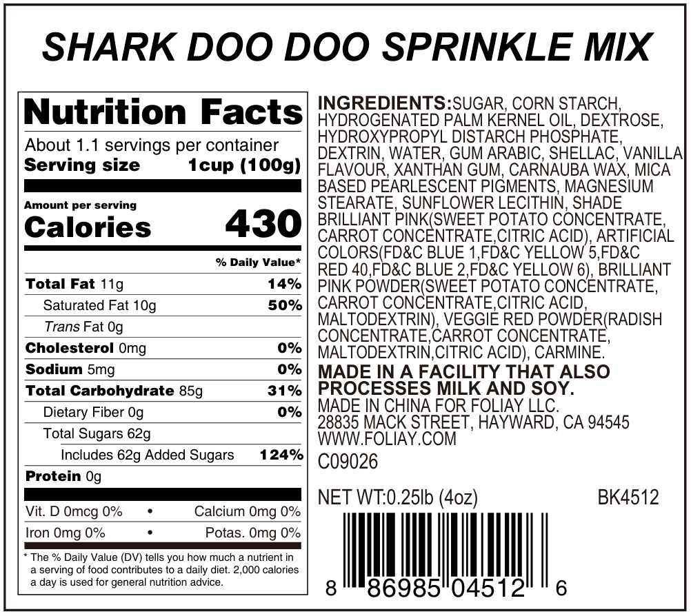 Shark Doo Doo Sprinkle Mix