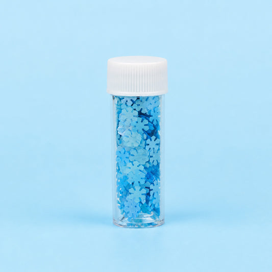 Glitter Blue Snowflake