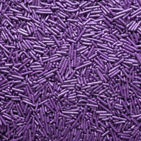 Purple Pearlized Jimmies Sprinkles