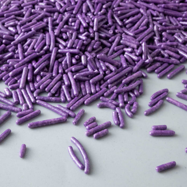 Purple Pearlized Jimmies Sprinkles