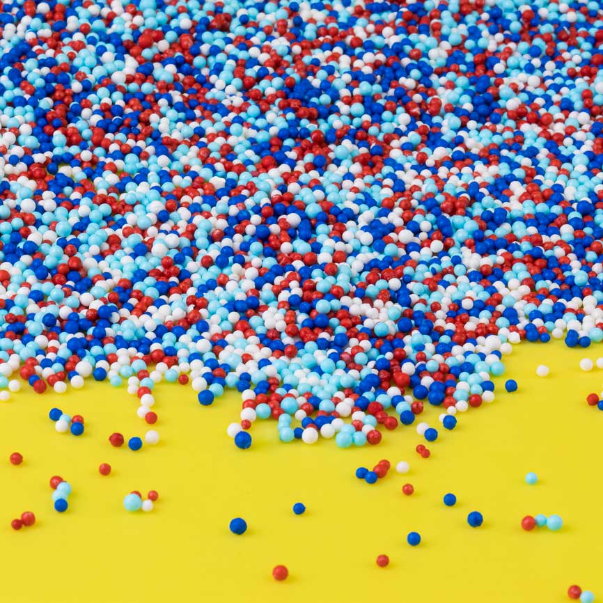 Sugar Free Patriotic Nonpareils Mix
