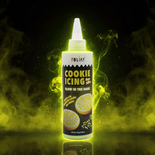 Load image into Gallery viewer, Glow In The Dark Neon Yellow Cookie Icing 8.82oz

