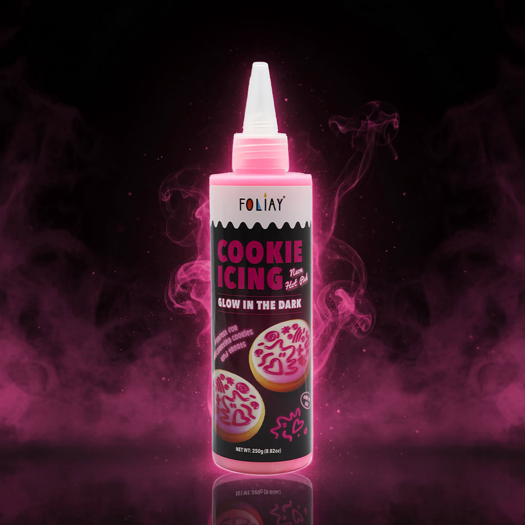 Glow In The Dark Neon Hot Pink Cookie Icing 8.82oz