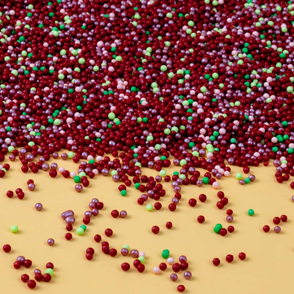 Cranberry Christmas Nonpareils Mix