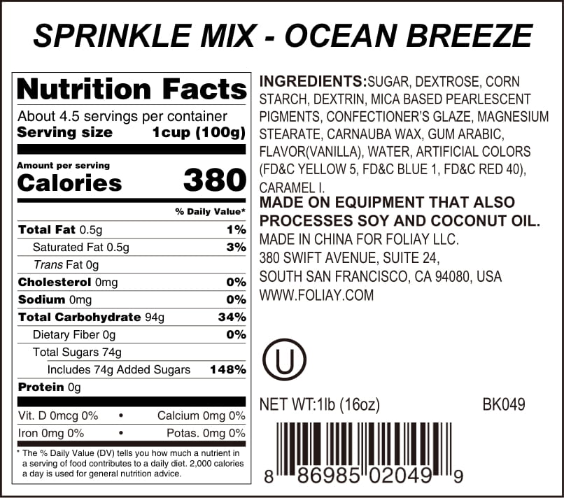 Ocean Breeze Sprinkle Mix