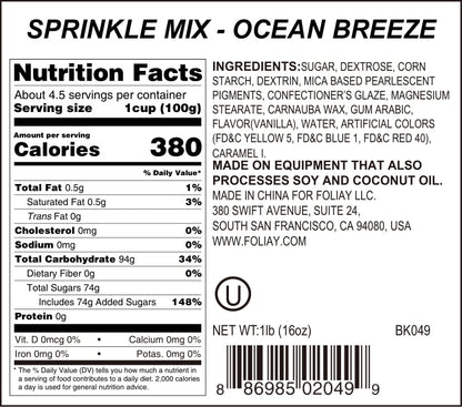 Ocean Breeze Sprinkle Mix