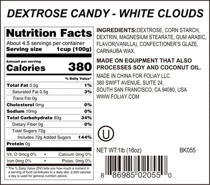 White Clouds Candy Sprinkles