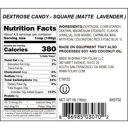 Purple Square Candy Sprinkles