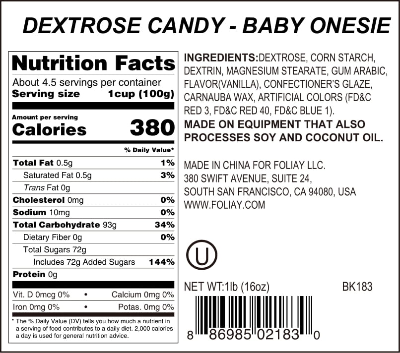 Baby Onesies Candy Sprinkles