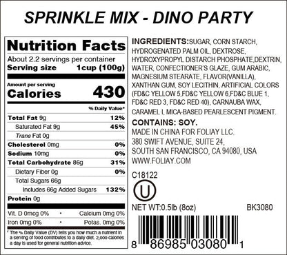 Dino Party Sprinkle Mix