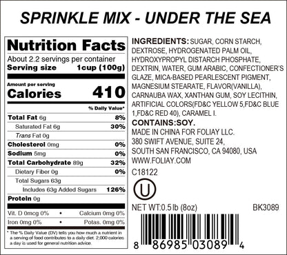 Under The Sea Sprinkle Mix