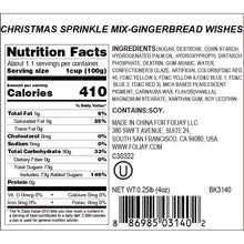 Load image into Gallery viewer, Gingerbread Wishes Sprinkle Mix
