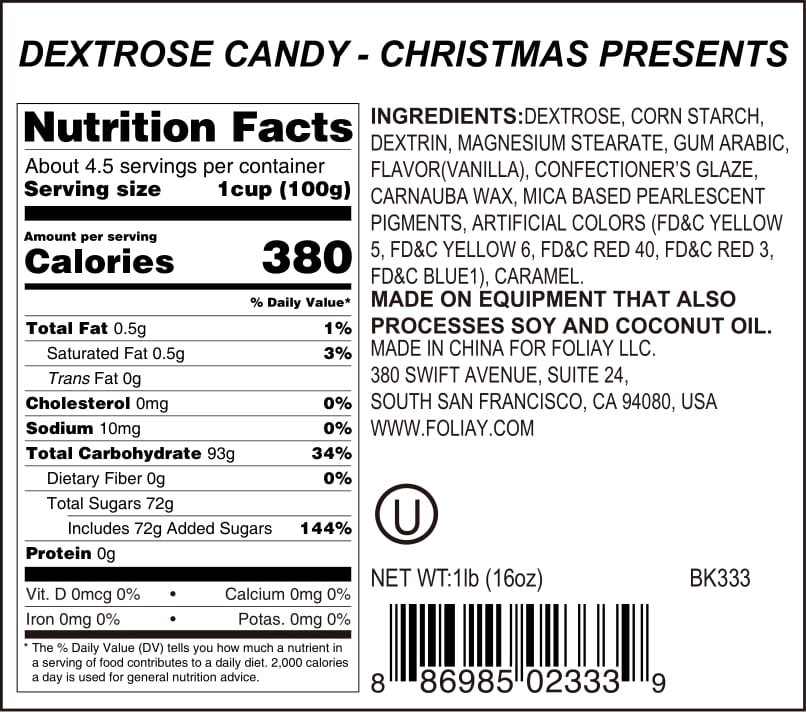 Christmas Presents Candy Sprinkles
