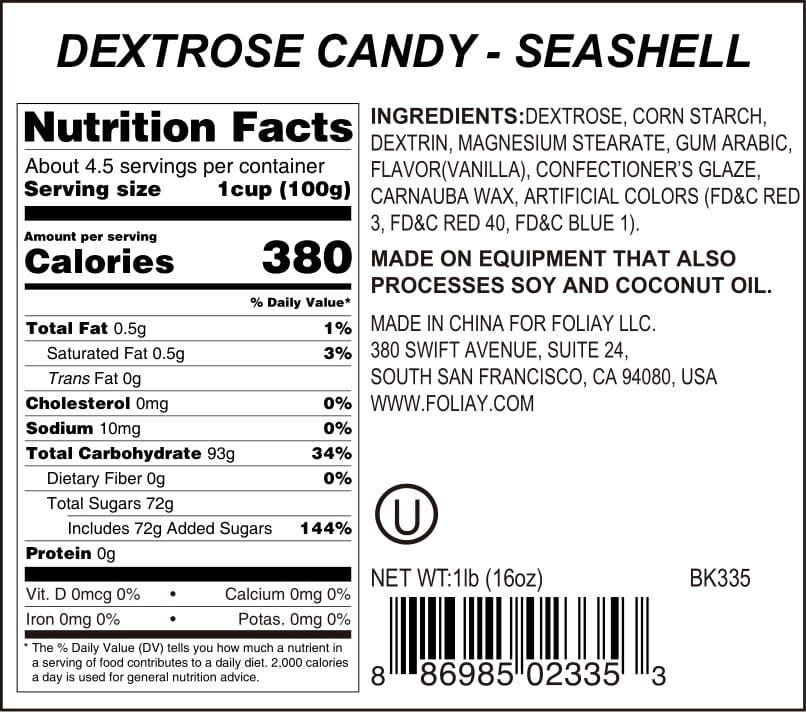 Seashells Candy Sprinkles
