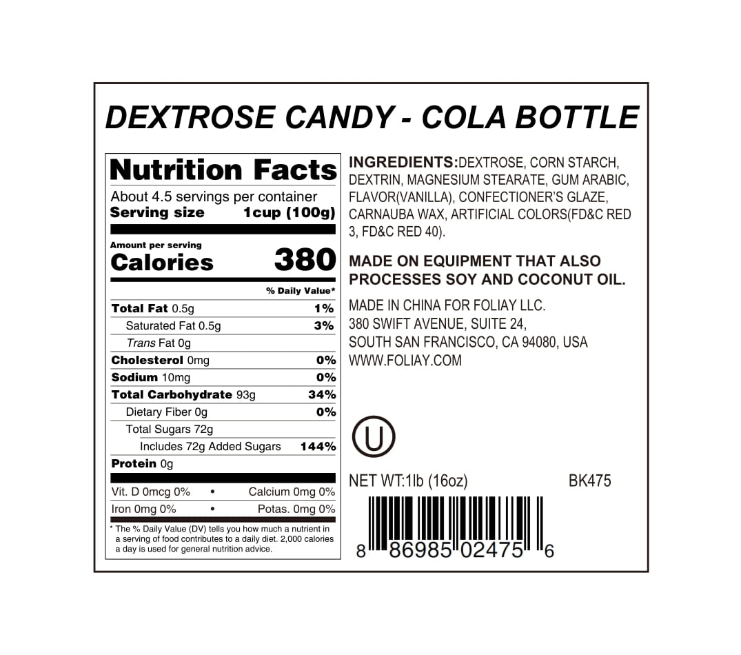 Cola Bottle Candy Sprinkles