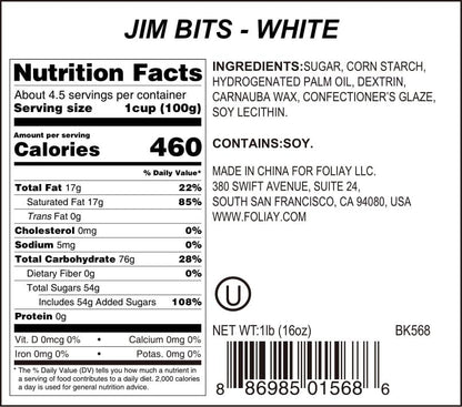 White Jimmies Sprinkles