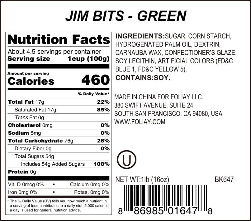 Green Jimmies Sprinkles