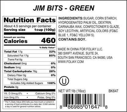 Green Jimmies Sprinkles