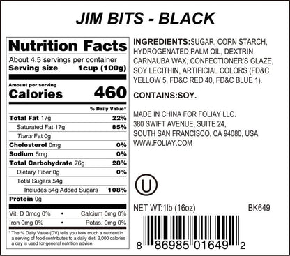 Black Jimmies Sprinkles