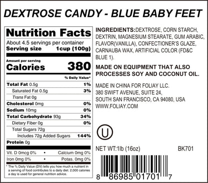 Blue Baby Feet Candy Sprinkles