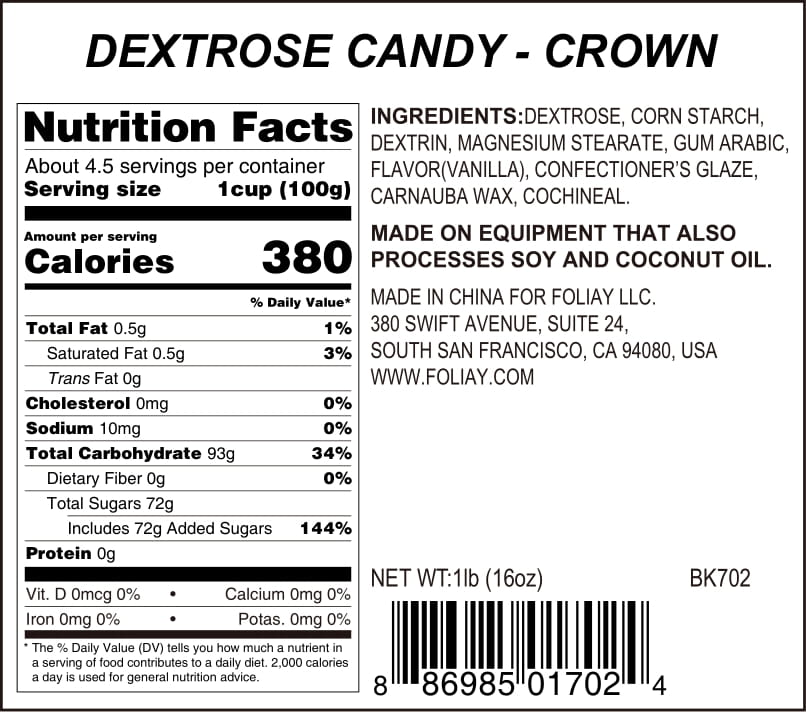 Pink Crowns Candy Sprinkles