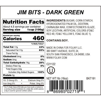 Dark Green Jimmies Sprinkles
