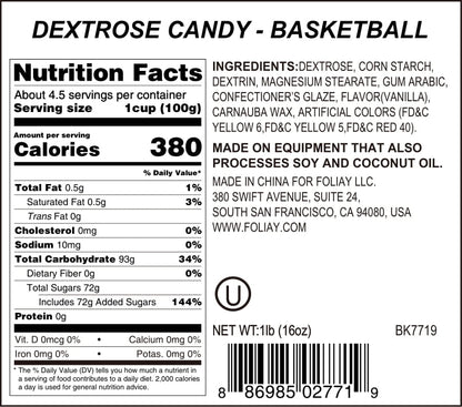 Basketball Candy Sprinkles