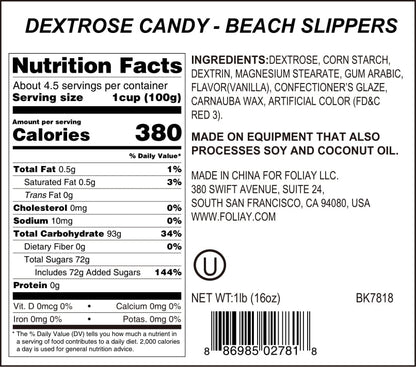 Beach Slippers Candy Sprinkles