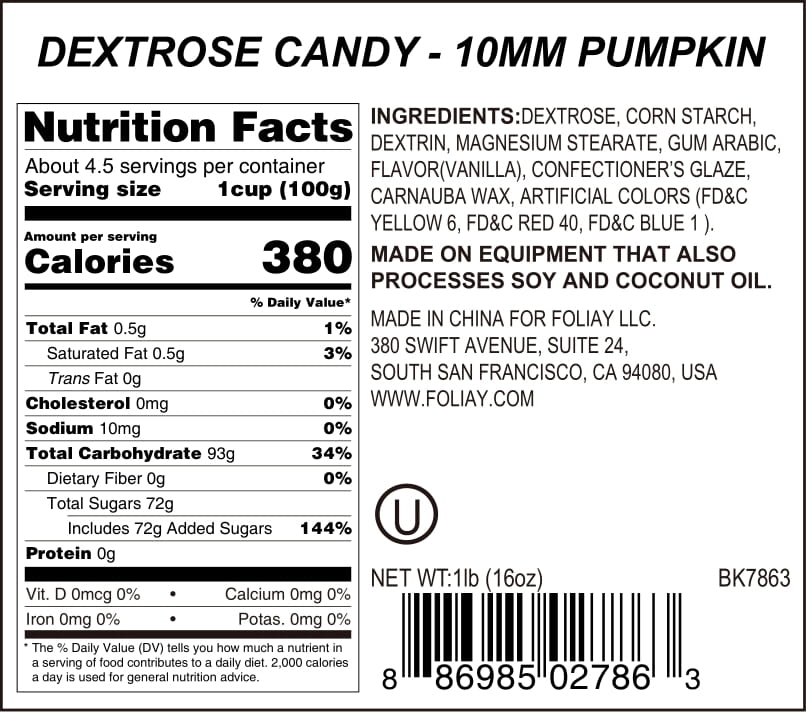 Orange Pumpkins Candy Sprinkles