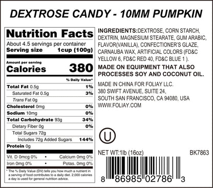 Orange Pumpkins Candy Sprinkles