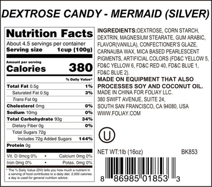 Silver Mermaid Candy Sprinkles