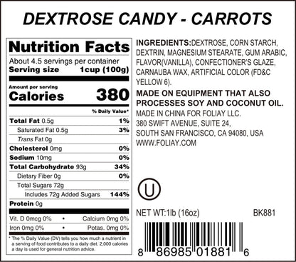 Carrots Candy Sprinkles