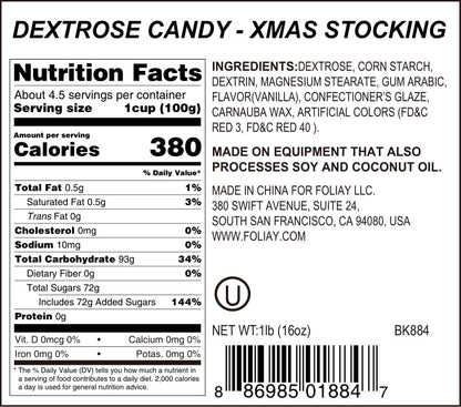 Christmas Stockings Candy Sprinkles