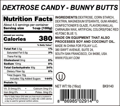 Bunny Butts Candy Sprinkles