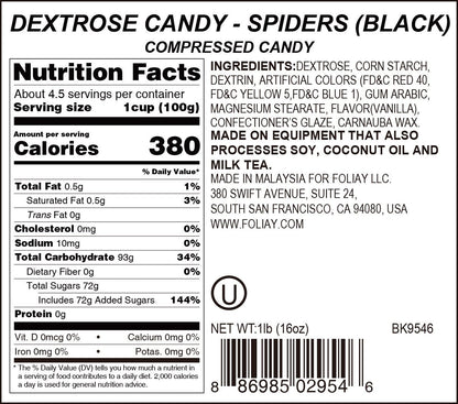 Spiders Candy Sprinkles