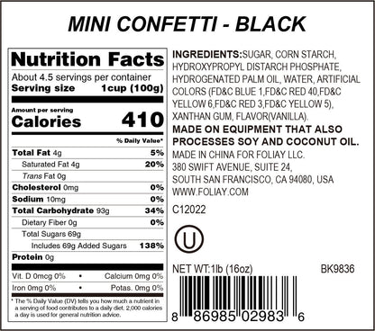 Black Quin Sprinkles