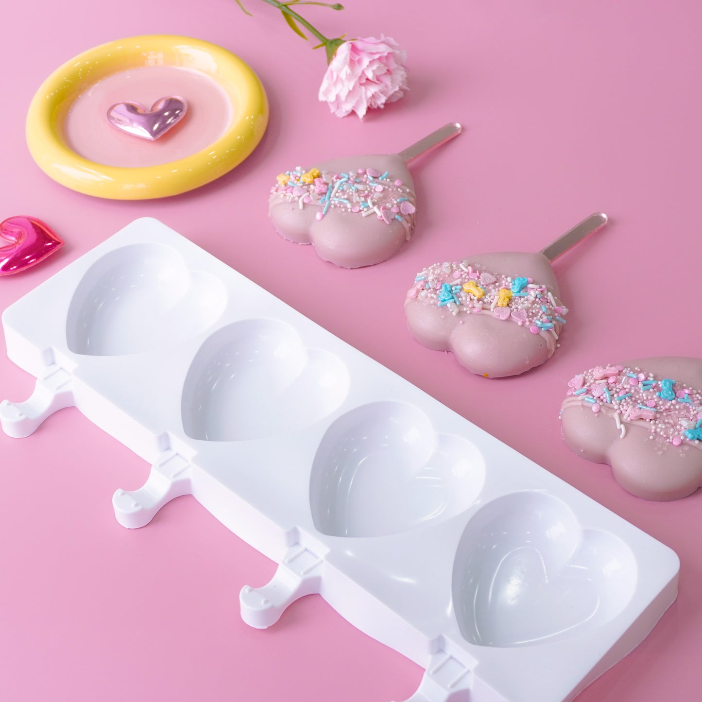 Jumbo Heart Cakesicle Silicone Mold