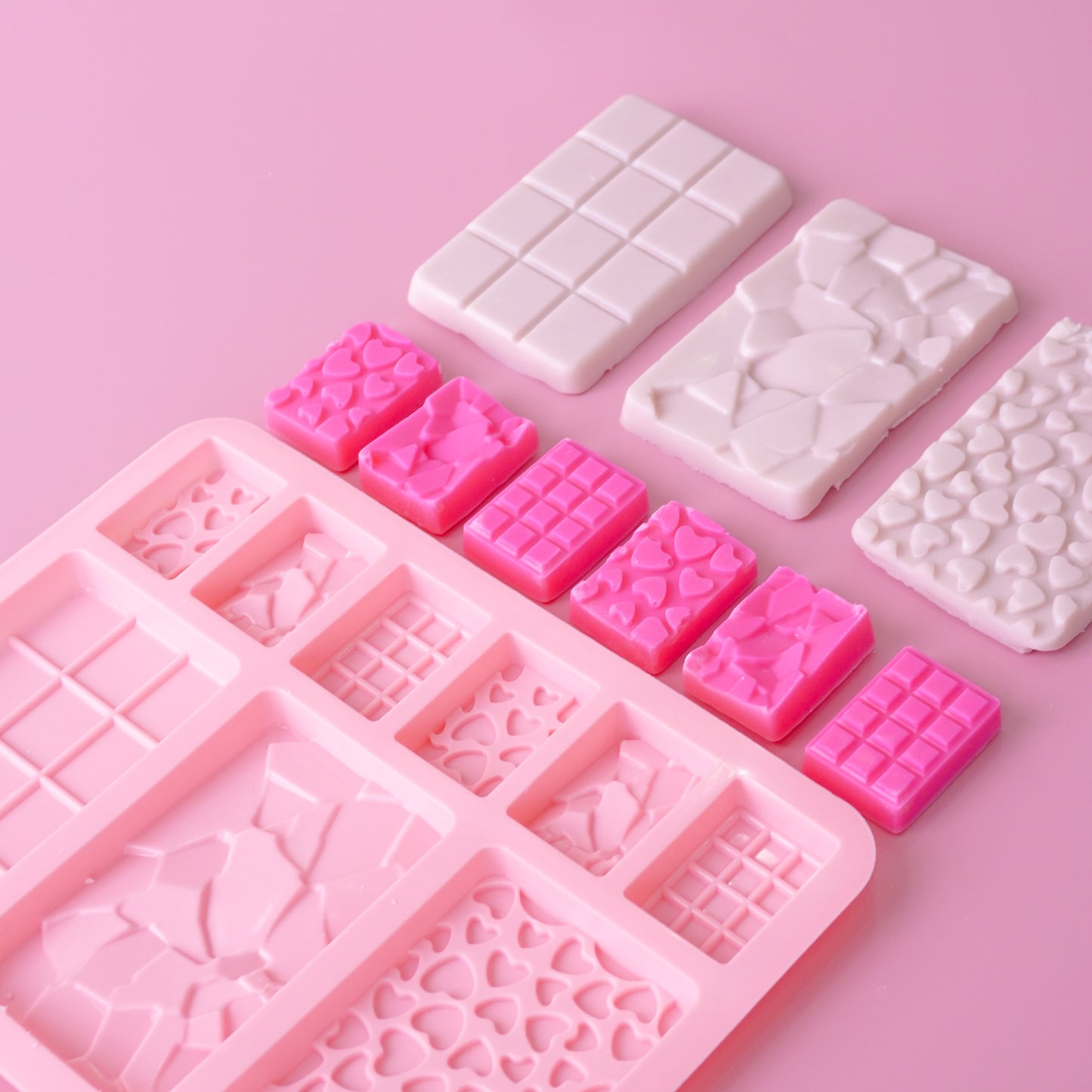 Multi Shapes Chocolate Bar Silicone Mold