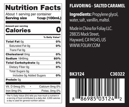 Salted Caramel Flavoring Extract 1.22oz