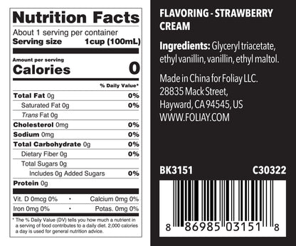 Strawberry Flavoring Extract  1.22oz