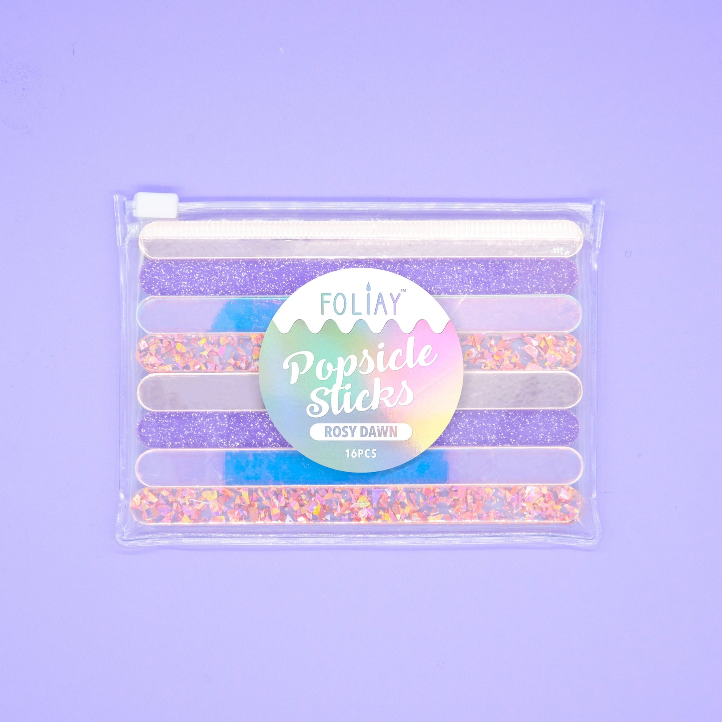 4.5" Rosy Dawn Popsicle Sticks - 16 Count