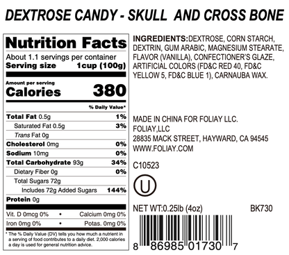 Skulls And Cross Bones Candy Sprinkles