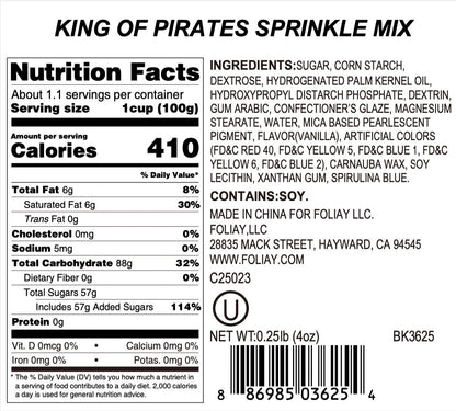 King of Pirates Sprinkle Mix