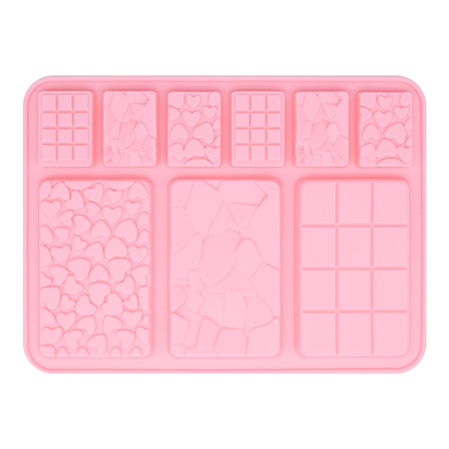 Multi Shapes Chocolate Bar Silicone Mold