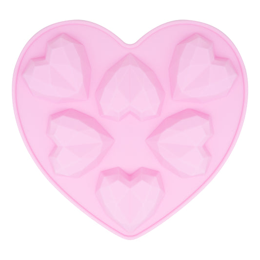 Geo Heart Silicone Mold